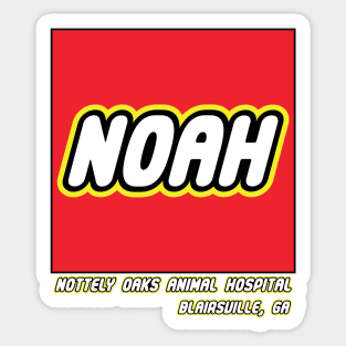 NOAH Toy Block Logo Sticker